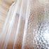 AooHome Clear EVA Shower Curtain Liner, 3D Water Cube Shower Curtain with Bottom Magnets, Heavy Duty, 72x72 Inch, Semi Transparent...