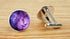 Custom Classic Jewelry Tuxedo Shirt Sliver Cufflinks Men's Unique Business Wedding Gifts (Nebula Galaxy Purple)...