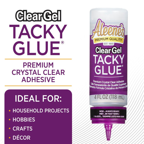 Aleene's Gel Tacky Always Ready Adhesives, 4 oz, Clear...