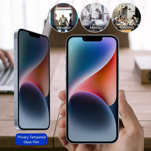 ProCase 2 Pack Screen Protector for iPhone 14 / iPhone 13 / iPhone 13 Pro 6.1 Inch, Tempered Glass Screen Film Guard for iPhone 14 2022 / iPhone 1...