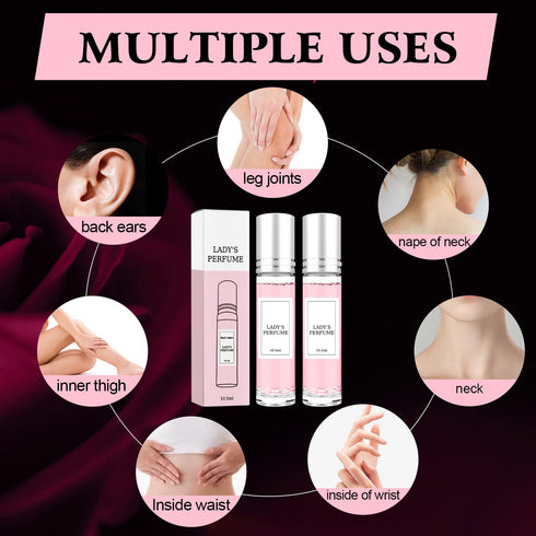 Enhanced Scents Pheromone Perfume, Original Scent Pheromone Perfume,Easy Roll-On Scents Pheromone Perfume,Pheromone Perfumes for Women, Fresh Long...