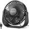 Gaiatop USB Desk Fan, 3 Speeds with Strong Airflow, 5.5 Inch Quiet Small Portable Table Fan, 90° Rotate Personal Cooling Fan For Bedroom Home Offi...