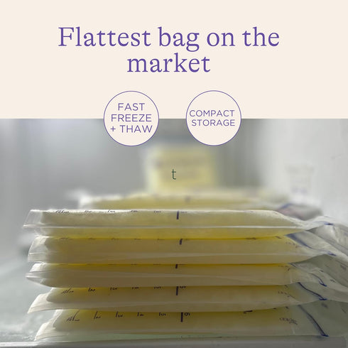 Lansinoh Breastmilk Storage Bags, 75 Count, Easy to Use Breast Milk Storage Bags for Feeding, Baby Essentials, Presterilized, Hygienically Doubled...