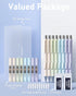 Nicpro 8PCS Pastel Mechanical Pencil 0.5 & 0.7 mm, Cute Fast Click Mechanical Pencils Set with 8 Tubes HB Lead Refills, Erasers for Drafting, Scho...