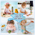 Bath Toys, 14-Piece Water Table Toys with Stacking Cups and Bath Boats for Toddlers 1-3, Pool Toys for Toddlers 1-3, Bath Tub Toys for Baby Toddle...