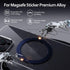 Magnetic Ring Sticker for Magsafe Phone Magnet 2 Pack, Upgrade Bulit-in Magnet for Wireless Charging, Car Holder, Universal Conversion MagSafe Ada...