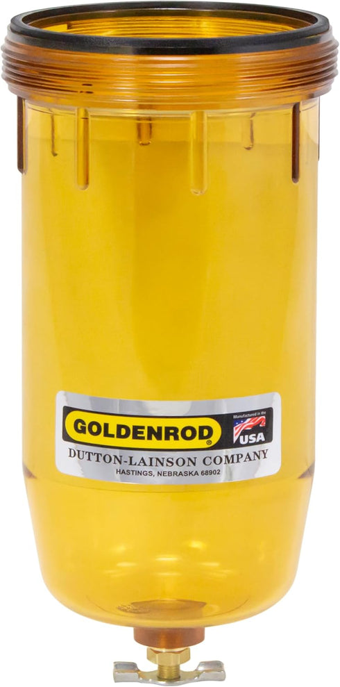 Goldenrod (495-4) Fuel Tank Filter Replacement Bowl Alcohol Resistant Polymer Material...