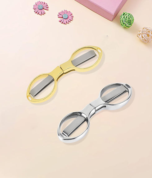 2 Pcs Small folding scissors small portable travel sewing scissors stainless steel telescopic scissors Fish line scissors Alloy scissors...
