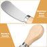 Patelai 12 Pieces Cheese Spreader Cheese Butter Knife Stainless Steel Butter Spreader Knives with Wooden Handle Sandwich Cream Cheese Cake Condime...