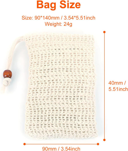 Eco-Friendly Skincare, Natural Exfoliation, Cotton Bathroom Accessories, Sustainable soap Storage, Zero Waste Shower Products, Biodegradable soap ...