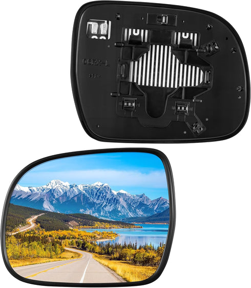 BDFHYK Driver Left Side Heated Mirror Glass Compatible with Lexus 2004-2006 RX330, 2007-2009 RX350, 2006-2009 RX400h Side View Exterior Mirror wit...