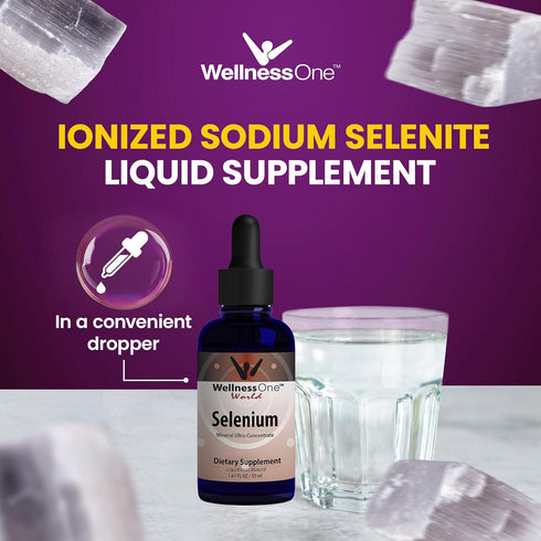 Liquid Selenium Supplement - Ionized Selenium Liquid Drops 70 mcg - Antioxidant, Cardiovascular and Immune Support - USA Tested, Vegan, Non-GMO, G...