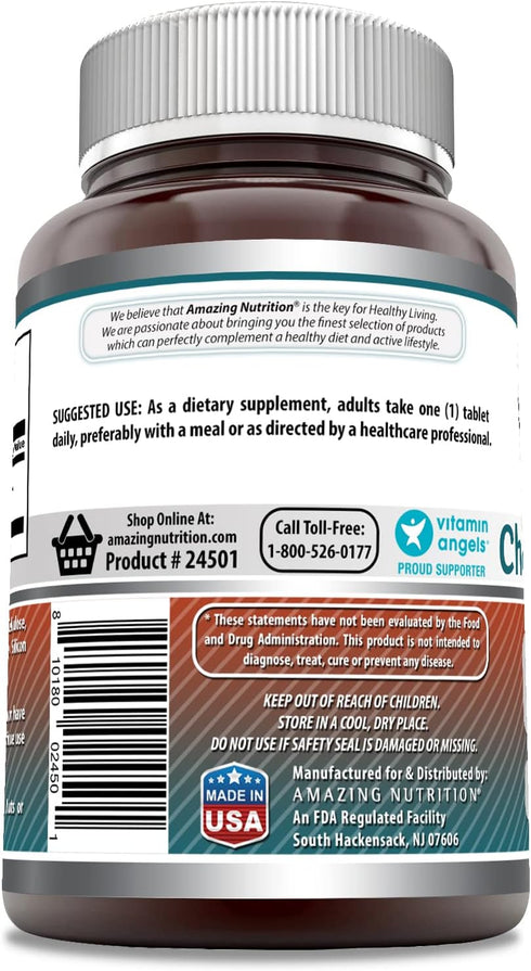 Amazing Formulas Choline Bitartrate Supplement | 650 Mg | 180 Tablets | Non-GMO | Gluten-Free | Made in USA...
