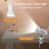 RONG&LAN LED Metal Clip On Light Clip on Lamp for Desk, 360° Adjustable Clamp Reading Light for Bed, Eye-Friendly Book Night Light for Desk Bed Ta...