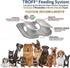 Lixit Ergonomic Bowls for Dogs with Long Ears (Grey, Small)...