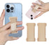 Cell Phone Finger Grip Strap Holder for Hand, Finger Strap Phone Holder, New Slim Finger Loop Selfie Grip Compatible with Most Smartphones(Gold) -...