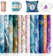Sublimation Transfer Sheets-Watercolor Marble Sublimation Paper,Transfer Paper for Blank T-Shirts Cup Coasters Mug,12 pcs/Set, 12"x12"...