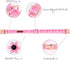 Lionheart Glory Dog Collar, Pink Dog Collar with Flower, Cute Floral Pattern Pet Collar Adjustable Dog Collar for Large Dogs...