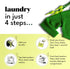 Zero Trace All Natural Laundry Detergent Sheets Eco Friendly - Laundry Soap Sheets - Travel Laundry Detergent with Fresh Scent (72 Loads 36 Sheets...