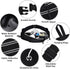 Running Belt for Men Women Waterproof Fanny Pack Crossbody Running Waist Bag Packs Running Pouch with 2 Pockets Elastic Running Belt Bag with Cell...