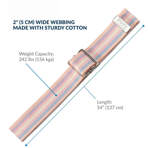TIDI Posey Gait Belt, Pastel, 54” – Walking Belt & Gait Belt – Quantity: 1 – Medical Supplies for Nurses, Physical Therapy & Home Care (6531)...