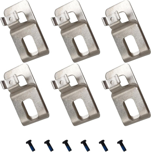 Belt Clips,Replacement Belt Hook Clip for 20V Power Tools,6pcs 304 Stainless Steel Drill Tool Clips Equipped with Screws...