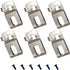 Belt Clips,Replacement Belt Hook Clip for 20V Power Tools,6pcs 304 Stainless Steel Drill Tool Clips Equipped with Screws...