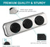 3 Pieces Magnetic Trays Set Stainless Steel Magnet Tool Tray Parts Holder for Screws, Sockets, Bolts, Pins, Mechanic's and Automotive...