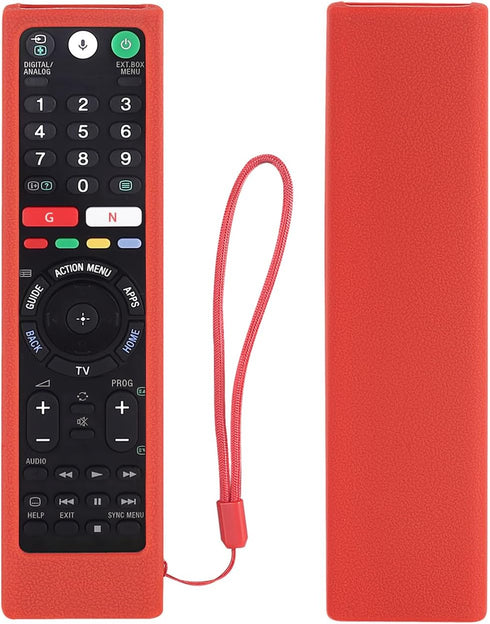 Protective Silicone Remote Case for Sony RMT-TX102U RMF-TX200U RMT-TX200U RMF-TX300U Smart Android TV Voice Controller Washable Anti-Lost Remote C...