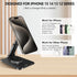 Magnetic Phone Stand Compatible with MagSafe, Phone Stand for Desk with 360°Rotation Base, Adjustable Height, Aluminum Phone Stand Compatible for ...