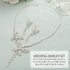 Unicra Silver Bride Wedding Jewelry Sets Butterfly Rhinestone Bridal Necklace Earrings Set Prom Costume Choker Necklaces for Women and Girls...