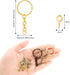 360 Pcs Key Chains Bulk for Crafts Including 90 Pcs Keychain Rings, 90 Pcs Open Jump Rings Connectors, 180 Pcs Small Screw Eye Pins Hooks for DIY ...