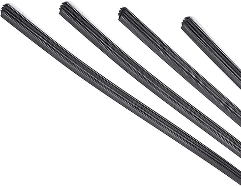 4 PCS Car Windshield Wiper Blade, 26In Universal Toughness Rubber Wiper Blades Refills, Adjustable Wiper Rubber Refill for Most Cars, SUVs, Trucks...