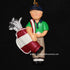 OC-105-M Golfer with Clubs Ornament...