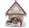 Bulldog Ornament A Great Gift For Bulldog Owners Hand Painted and Easily Personalized "Doghouse Ornament" With Magnetic Back...