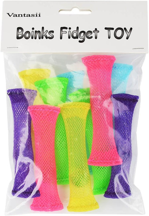 FIDGET TOYS(Package of 10, 5 colors) Stress Relieve toy, Focus Enhance, Soothing Marble Fidgets for Children and Adults, has helped with ADHD ADD ...