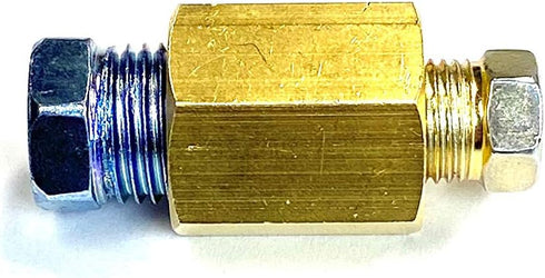 The Stop Shop Brake Line Inverted Flare Adaptor and Fittings For 1/4 Inch Tubing (7/16-24 to 9/16-18)...
