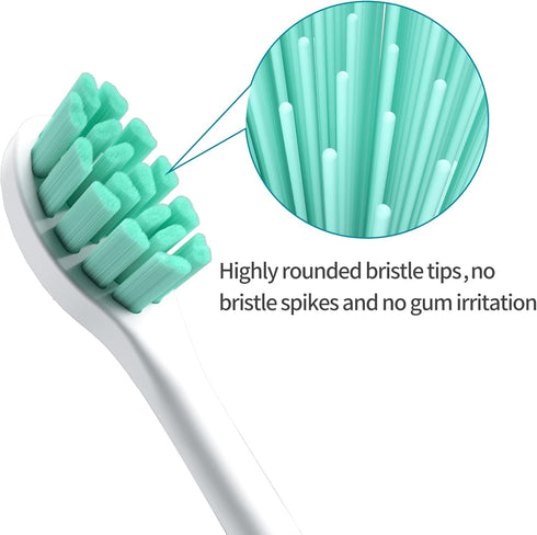 Electric Toothbrush Replacement Toothbrush Heads, SmartSonic+ Toothbrush Heads Compatible with SmartSonic+ Electric Toothbrush, 3 Pack Replacement...