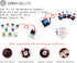 Pochaccco Halloween Keycaps Japanese Anime White Key Caps?Compatible with Cherry MX Switches Custom Gaming Mechanical Keyboard (Halloween Pochaccc...