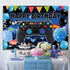 7x5Ft Video Game Happy Birthday Backdrops for Boy Gaming Theme Photography Background Birthday Party Decoration Cake Table and Birthday Decoration...