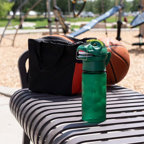 Sun Company RoarBottle T-Rex - Roaring Dinosaur Water Bottle for Kids | Cool Realistic TRex Roar | Spill and Leak-Proof BPA Free Tritan WaterBottl...