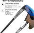 DUCO Mens Sunglasses Polarized Sports Fishing Running Driving Carbon Fiber Sunglasses for Men UV400 Protection DC8277...