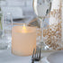 3x3 Flickering Flameless Candles Set of 1,3 inch Real Wax LED 600 Hours Battery Candles with Timer Remote,Control for Valentines Day Wedding Party...