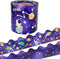 Outer Space Bulletin Board Borders Double-Sided Trim, Boho Galaxy Bulletin Board Decorations Night Sky Border Stickers for School Classroom Office...