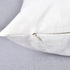 Outlet Decorative 18 X 18 Inch Faux Linen Cloth Pillow Cover Cushion Case for Bench,White, 2 Pieces...