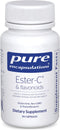 Pure Encapsulations Ester-C & Flavonoids - Vitamin C Supplement for Antioxidants - Immune & Vascular Support* with Calcium & Rutin - Gentle on Dig...