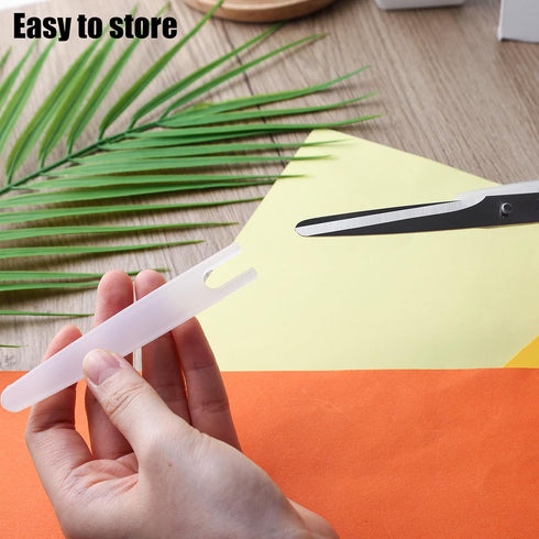 Koogel 3PCS Acrylic Scissors for Craft, Fabric Scissors Clear Craft Scissors Stainless Steel Scissors for Office Home School Sewing...