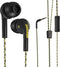 KICKER 46EB74 Wired Earbuds | in-Ear Noise-Isolating Earphones Stereo Monitor Headphones Silicone Ear Tips 3 Sizes | in-Line Mic and Multi-Functio...