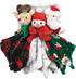 Hudson Baby Unisex Baby Animal Face Security Blanket, White Snowman, One Size...