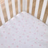 Disney Minnie Mouse Lovely Little Lady Pink and White Minnie Icon and Polka Dot Fitted Crib Sheet...